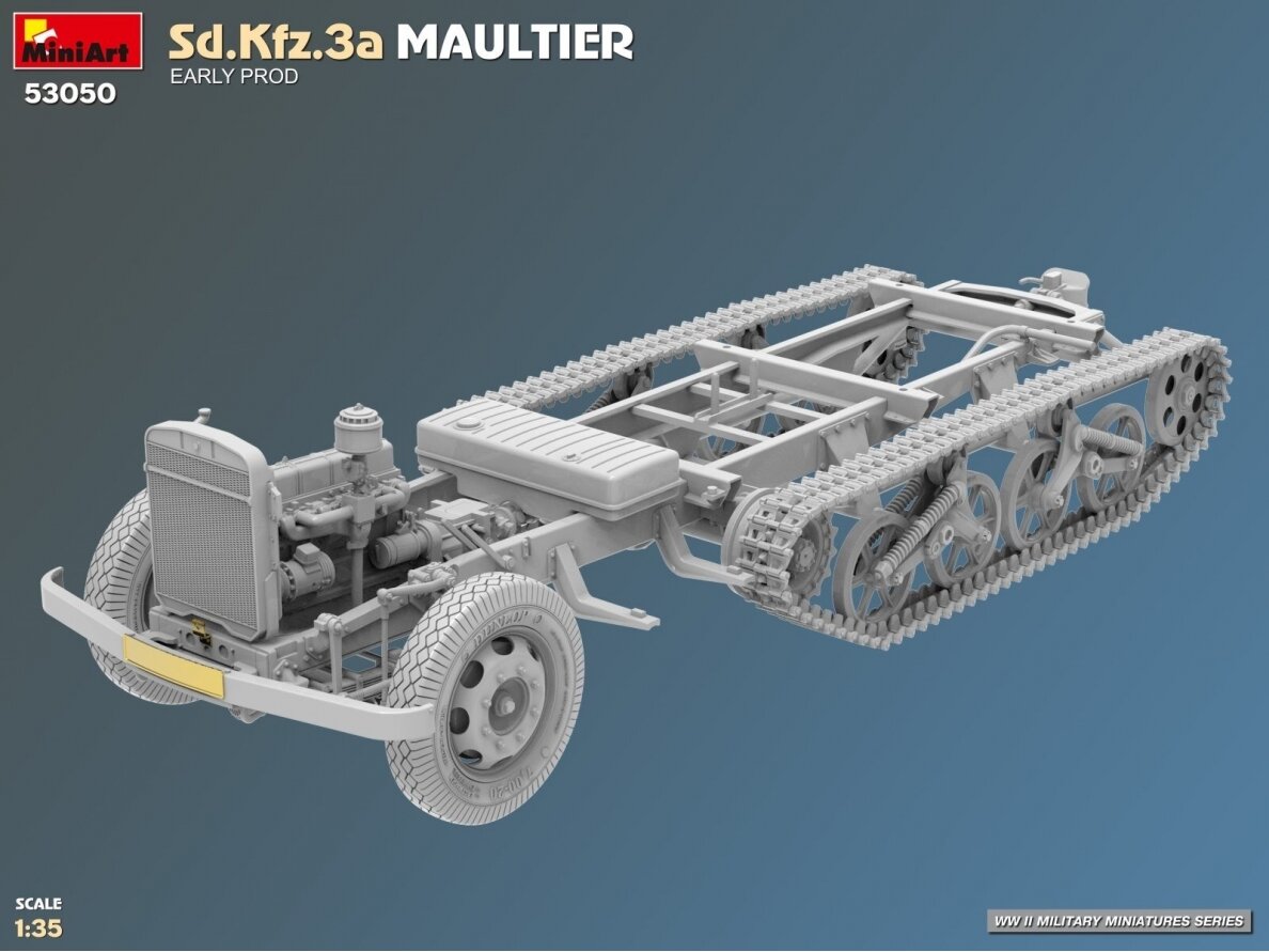 Miniart - Sd.Kfz.3a Opel Maultier Early Production, 1/35, 53050 12 Miniart - Sd.Kfz.3a Opel Maultier Early Production, 1/35, 53050 12