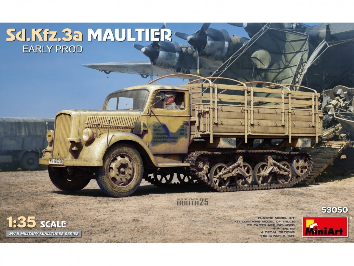Miniart - Sd.Kfz.3a Opel Maultier Early Production, 1/35, 53050 Miniart - Sd.Kfz.3a Opel Maultier Early Production, 1/35, 53050