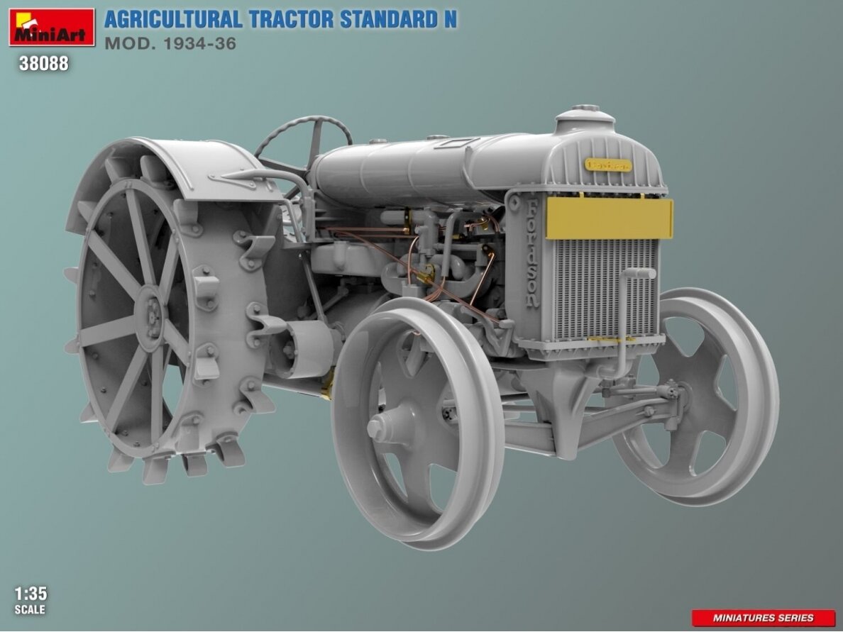Miniart - Agricultural Tractor Standard Fordson N Mod. 1934-36, 1/35, 38088 2 Miniart - Agricultural Tractor Standard Fordson N Mod. 1934-36, 1/35, 38088 2