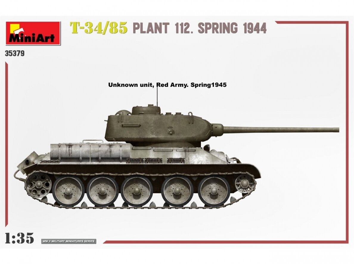 Miniart - T-34/85 PLANT 112. SPRING 1944, 1/35, 35379 32 Miniart - T-34/85 PLANT 112. SPRING 1944, 1/35, 35379 32