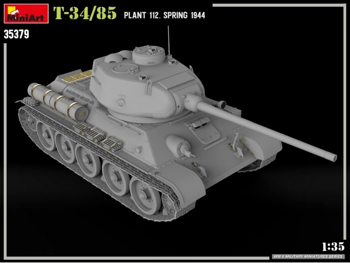 Miniart - T-34/85 PLANT 112. SPRING 1944, 1/35, 35379 4 Miniart - T-34/85 PLANT 112. SPRING 1944, 1/35, 35379 4