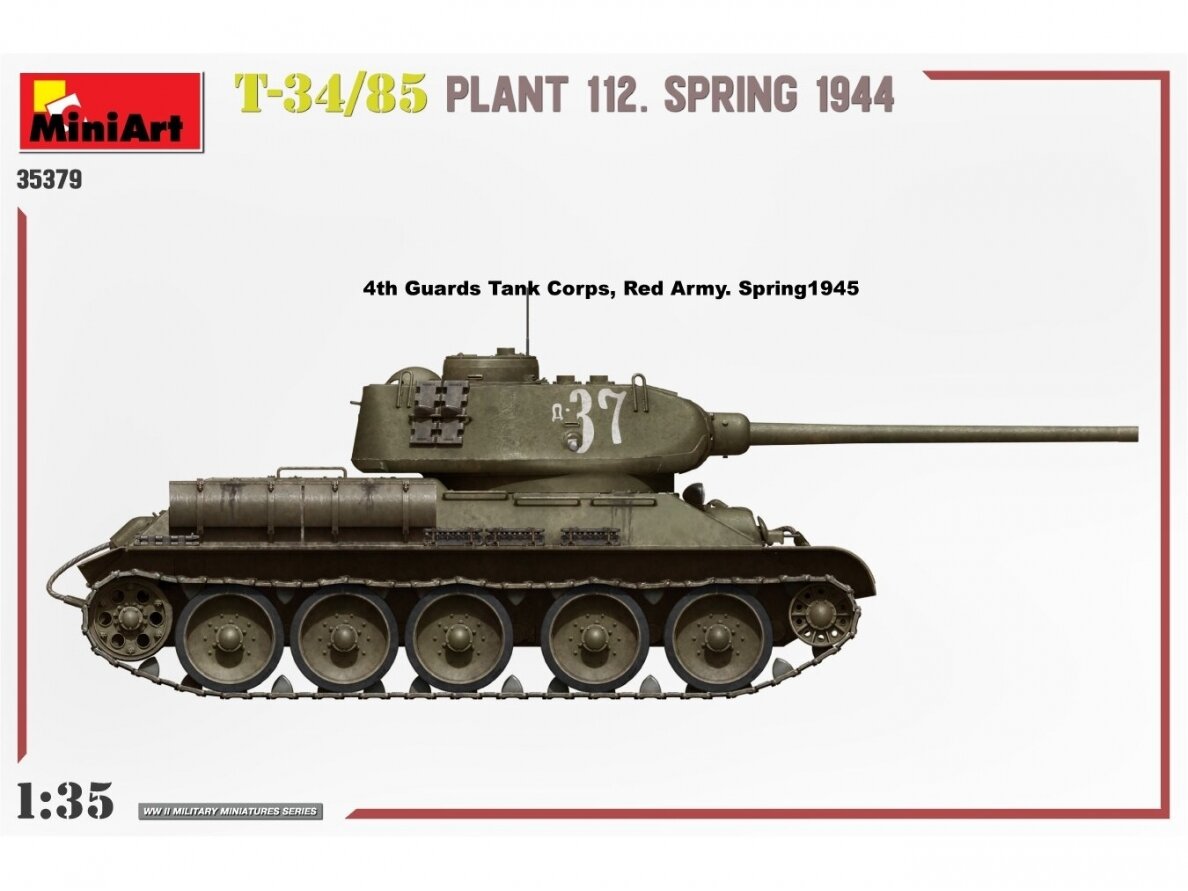 Miniart - T-34/85 PLANT 112. SPRING 1944, 1/35, 35379 31 Miniart - T-34/85 PLANT 112. SPRING 1944, 1/35, 35379 31