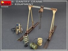 Miniart - 5 Ton Gantry Crane and Equipment, 1/35, 35589