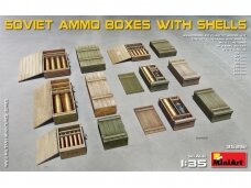 Miniart - Soviet Ammo Boxes with Shells, 1/35, 35261 Miniart - Soviet Ammo Boxes with Shells, 1/35, 35261