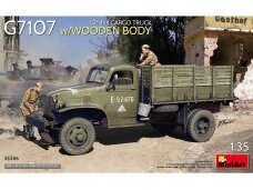 Miniart - 1,5t 4x4 Chevrolet G7107 Cargo Truck w/Wooden Body, 1/35, 35386
