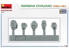Miniart - German Civilians 1930s-40s Resin Heads, 1/35, 38075