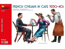 Miniart - French Civilians in Cafe 1930-40s, 1/35, 38062