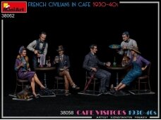 Miniart - French Civilians in Cafe 1930-40s, 1/35, 38062