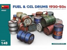Miniart - Fuel & Oil Drums 1930-50's, 1/48, 49007