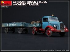 Miniart - German Truck Mercedes-Benz L1500S w/Cargo Trailer, 1/35, 38023