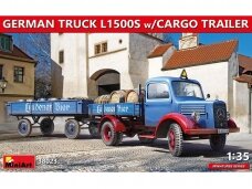 Miniart - German Truck Mercedes-Benz L1500S w/Cargo Trailer, 1/35, 38023