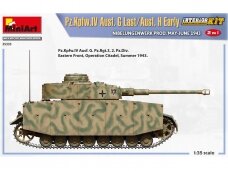 Miniart - Pz.Kpfw.IV Ausf. G Last/Ausf. H Early Niebelungenwerk Prod. May-June 1943. 2 in 1 Interior Kit, 1/35, 35333