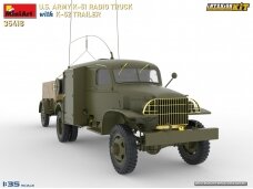Miniart - U.S. Army K51 Radio Truck with K52 Trailer Interior Kit (Chevrolet G506), 1/35, 35418