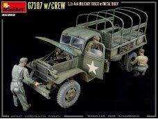 Miniart - Chevrolet G7107 1½-ton 4X4 Cargo Truck w/Metal Body, w/Crew, 1/35, 35383