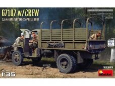 Miniart - Chevrolet G7107 1½-ton 4X4 Cargo Truck w/Metal Body, w/Crew, 1/35, 35383