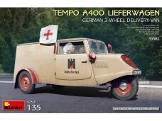 Miniart - Tempo A400 Lieferwagen German 3-wheel Delivery Van, 1/35, 35382