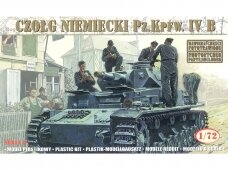 Mirage Hobby - German Tank (Czołg Niemiecki) Pz.Kpfw. IV B, 1/72, 72852