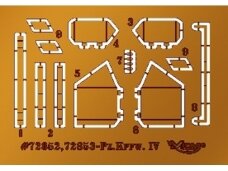 Mirage Hobby - German Tank (Czołg Niemiecki) Pz.Kpfw. IV B, 1/72, 72852