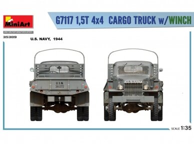 Miniart - Chevrolet G7117 1,5T 4x4 Cargo Truck w/Winch, 1/35, 35389 42