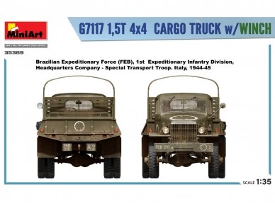 Miniart - Chevrolet G7117 1,5T 4x4 Cargo Truck w/Winch, 1/35, 35389 46