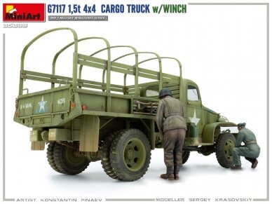 Miniart - Chevrolet G7117 1,5T 4x4 Cargo Truck w/Winch, 1/35, 35389 4