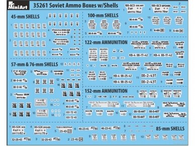 Miniart - Soviet Ammo Boxes with Shells, 1/35, 35261 7