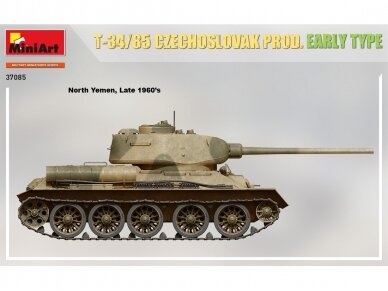 Miniart - T-34/85 Czechoslovak Prod. Early Type, 1/35, 37085 1