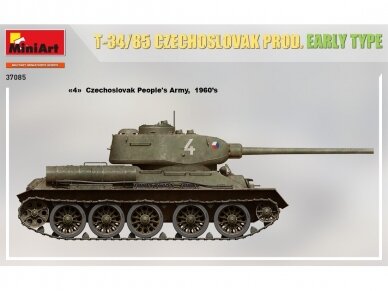 Miniart - T-34/85 Czechoslovak Prod. Early Type, 1/35, 37085 2