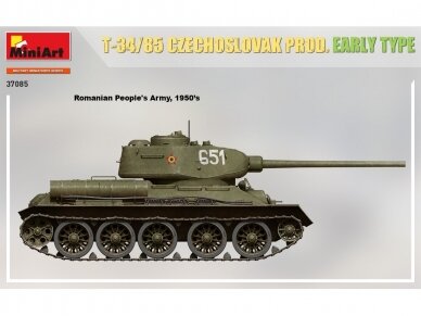 Miniart - T-34/85 Czechoslovak Prod. Early Type, 1/35, 37085 3