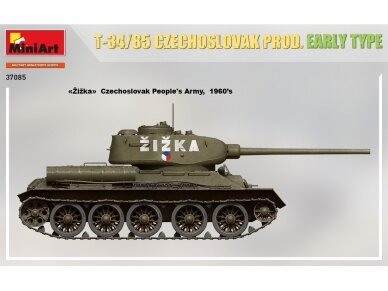 Miniart - T-34/85 Czechoslovak Prod. Early Type, 1/35, 37085 4