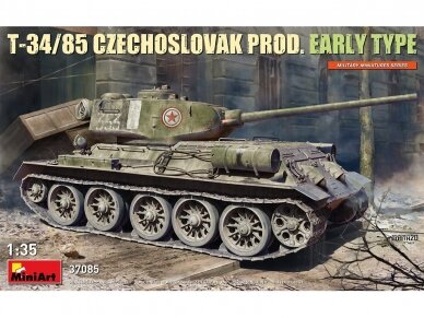 Miniart - T-34/85 Czechoslovak Prod. Early Type, 1/35, 37085