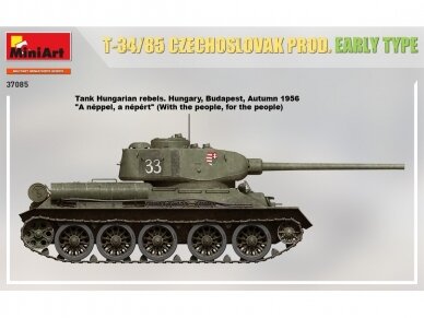 Miniart - T-34/85 Czechoslovak Prod. Early Type, 1/35, 37085 6