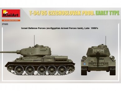 Miniart - T-34/85 Czechoslovak Prod. Early Type, 1/35, 37085 7