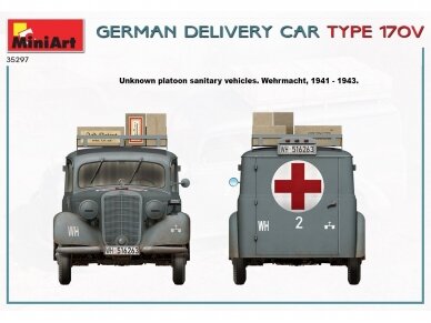 Miniart - German Delivery Car Type 170V, 1/35, 35297 8