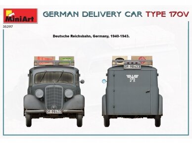 Miniart - German Delivery Car Type 170V, 1/35, 35297 4