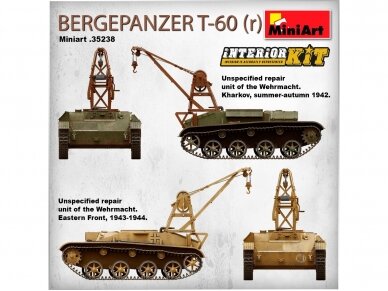 Miniart - Bergepanzer T-60(r) Interior Kit, 1/35, 35238 34