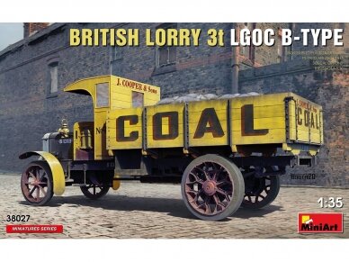 Miniart - British Lorry 3t LGOC B-Type, 1/35, 38027 Miniart - British Lorry 3t LGOC B-Type, 1/35, 38027