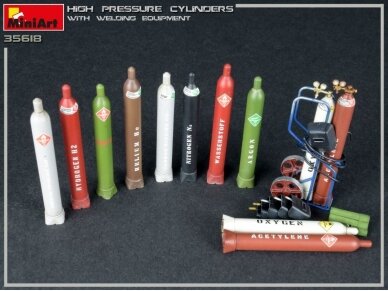 Miniart - High Pressure Cylinders with Welding Equipment, 1/35, 35618 2