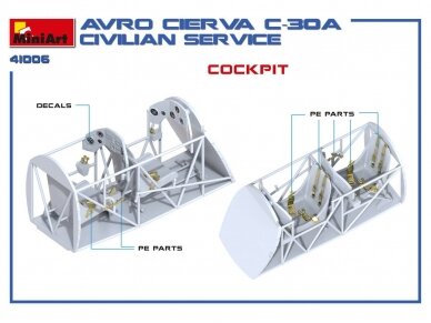 Miniart - Avro Cierva C.30A Civilian Service with Lithuanian decals, 1/35, 41006 4