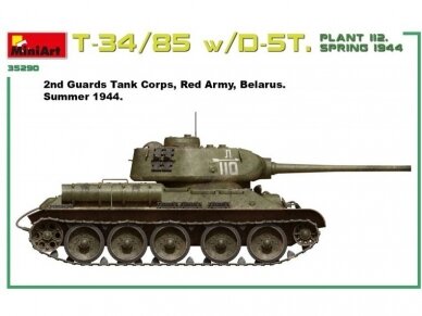 Miniart - T-34/85 w/D-5T. Plant 112. Spring 1944 (Interior kit), 1/35, 35290 10
