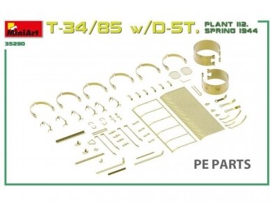Miniart - T-34/85 w/D-5T. Plant 112. Spring 1944 (Interior kit), 1/35, 35290 1
