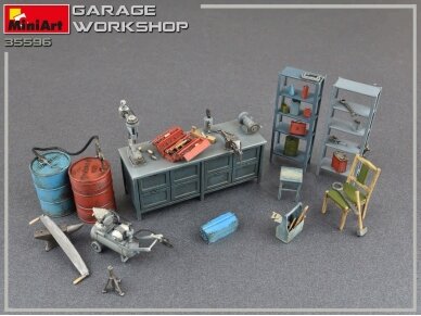Miniart - Garage Workshop, 1/35, 35596 3 Miniart - Garage Workshop, 1/35, 35596 3