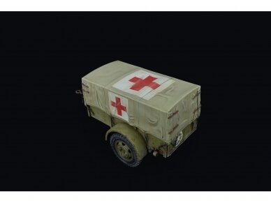 Miniart - G-518 US 1 ton Cargo Trailer Ben Hur w/Canvas, 1/35, 35443 3 Miniart - G-518 US 1 ton Cargo Trailer Ben Hur w/Canvas, 1/35, 35443 3