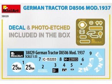 Miniart - German Tractor D8506 Mod.1937, 1/35, 38029 5
