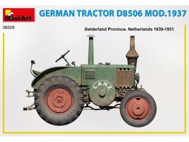 Miniart - German Tractor D8506 Mod.1937, 1/35, 38029 3