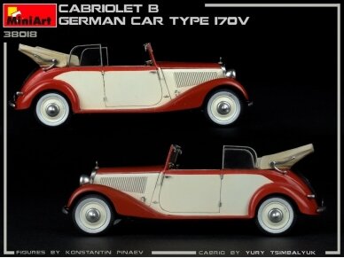 Miniart - Mercedes-Benz 170 Cabriolet B German Car Type 170V, 1/35, 38018 5 Miniart - Mercedes-Benz 170 Cabriolet B German Car Type 170V, 1/35, 38018 5