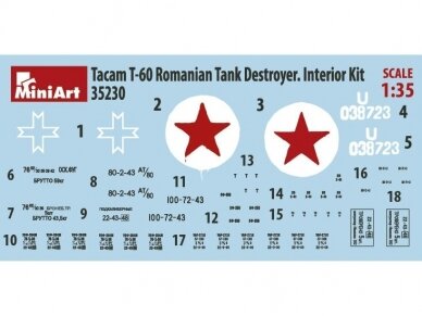 Miniart - TACAM T-60 Romanian Tank Destroyer Interior included, 1/35, 35230 36