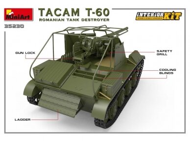 Miniart - TACAM T-60 Romanian Tank Destroyer Interior included, 1/35, 35230 11