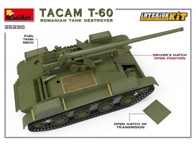 Miniart - TACAM T-60 Romanian Tank Destroyer Interior included, 1/35, 35230 13
