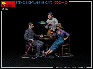Miniart - French Civilians in Cafe 1930-40s, 1/35, 38062 2
